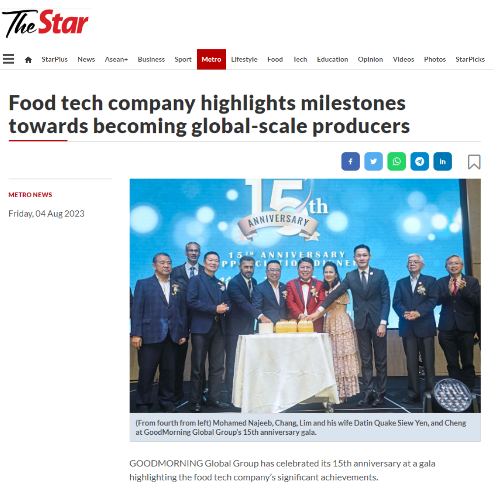 Food tech company highlights milestones towards becoming global-scale producers